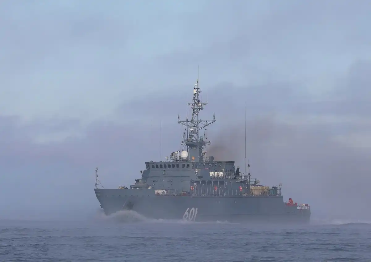 Экипажи тральщиков ЧФ отработали противоминные действия в акватории Чёрного моря