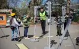 Интерактивная площадка по изучению правил дорожного движения в детском парке