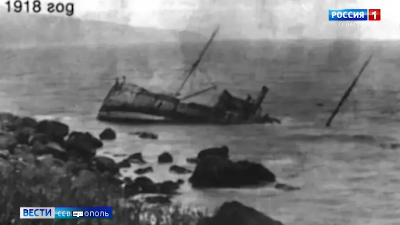 На дне Чёрного моря возле Фороса обнаружены затонувшие останки парохода «Ростов»></div>
<div class=
